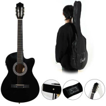 Adult Full Size Electro Acoustic Guitar Starter Kit For Beginners