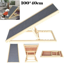 Freestanding Dog Ramp Pet Puppy Ramp Adjustable Heights Non-Slip Car