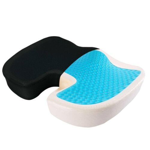 ORTHOPEDIC GEL OFFICE CAR CHAIR SEAT CUSHION BACK SUPPORT COCCYX SCI on