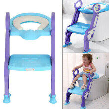 Childrens Toilet Seat Ladder Toddler Training Step Up For Kids Easy Fo