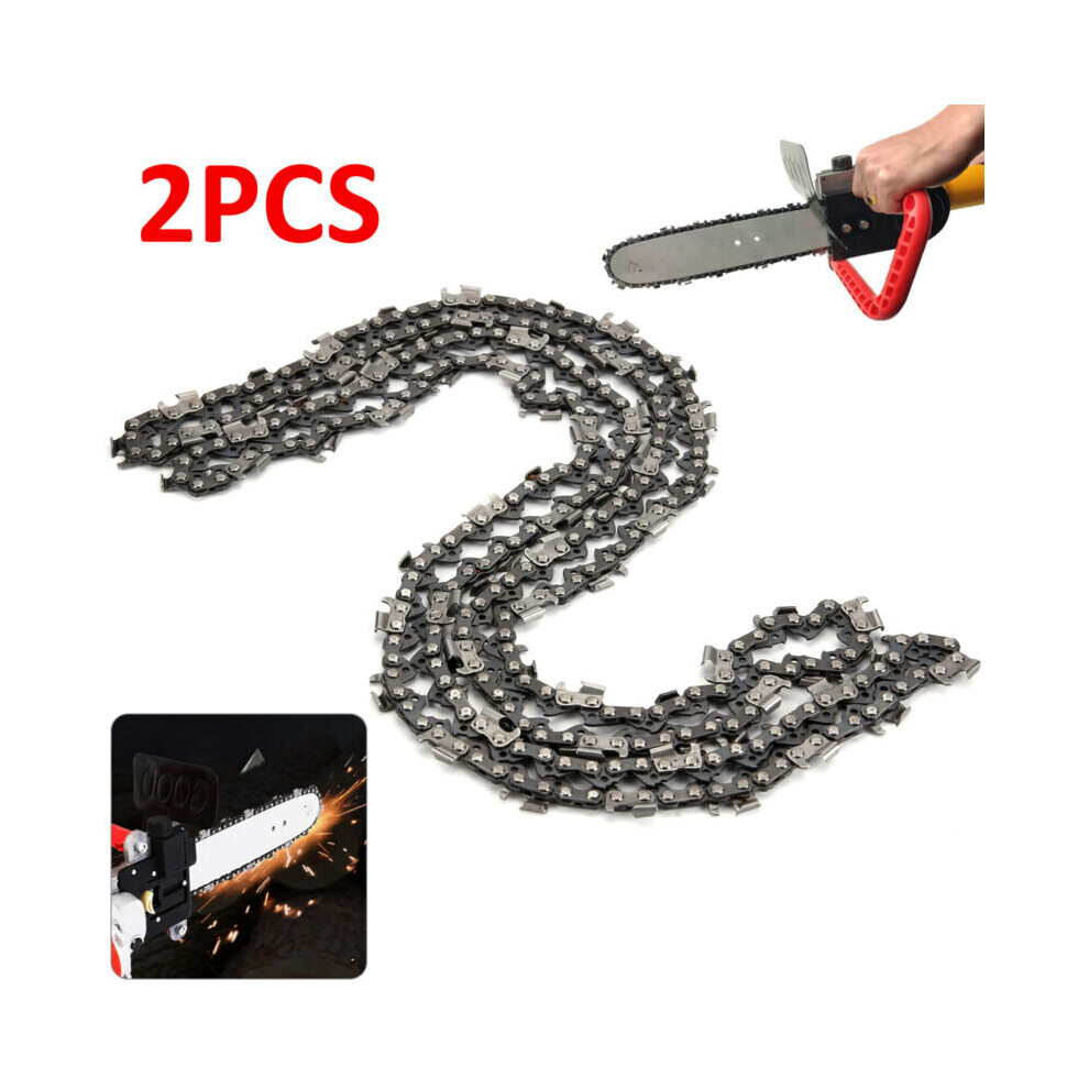 2Pcs 20" 76 Drive Links Chainsaw Saw Chain Parts Tool Chainsaw Blade