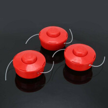 3x Universal Strimmer Mower Replace Bump Feed Line Spool Head Brush