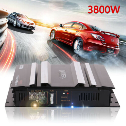 3800W 12V ενισχυτής στερεοφωνικού ενισχυτή ισχύος ήχου 2 καναλιών Bass Subwoofer C 1