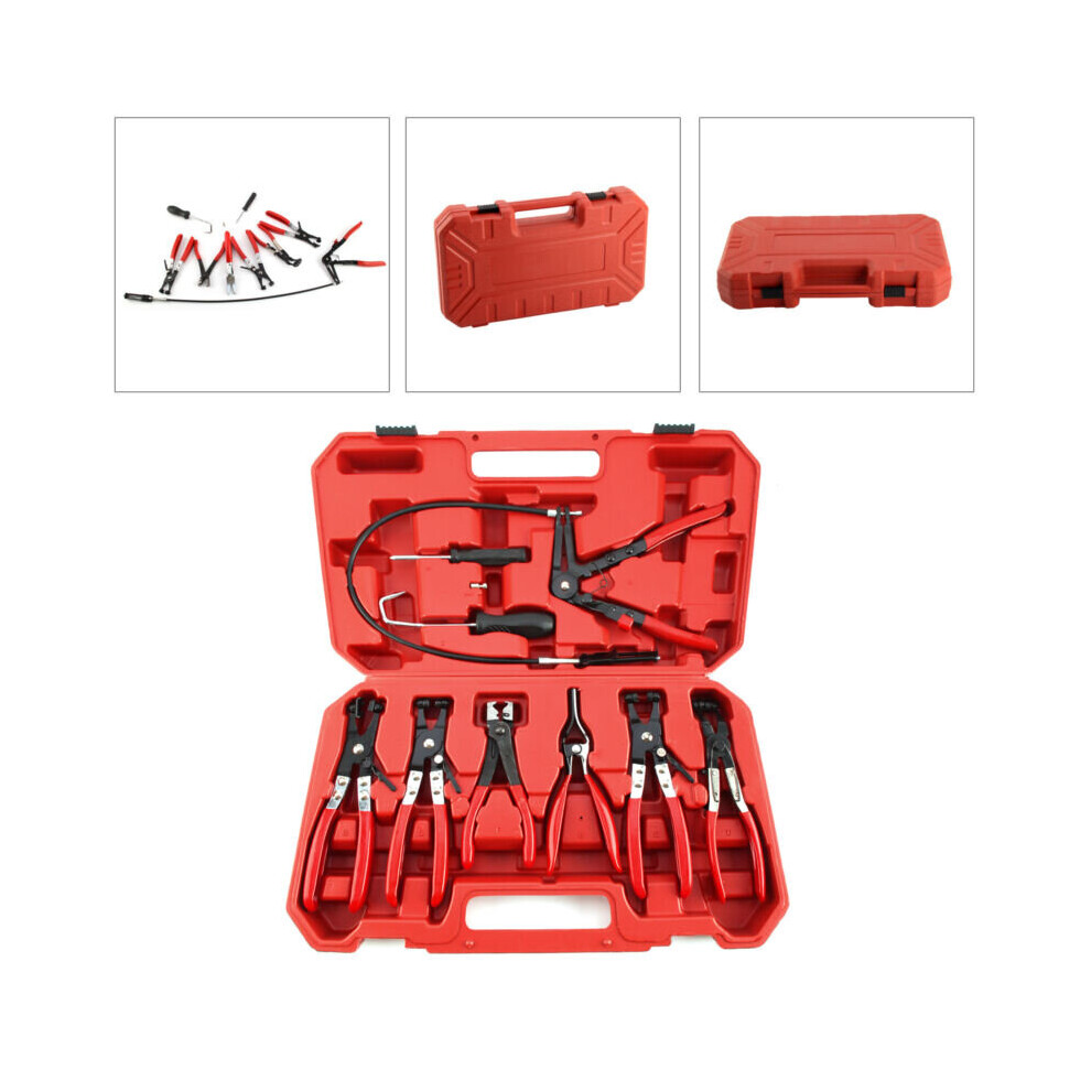 Flexible Hose Clamp Clip Plier Set Angled Band AutoAutomotive Tool-image-OPC-P5T9BTD-NEW