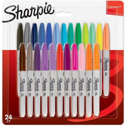 Sharpie Sharpie 2065405 marker 24 pc(s) Multicolor Fine/Bullet tip