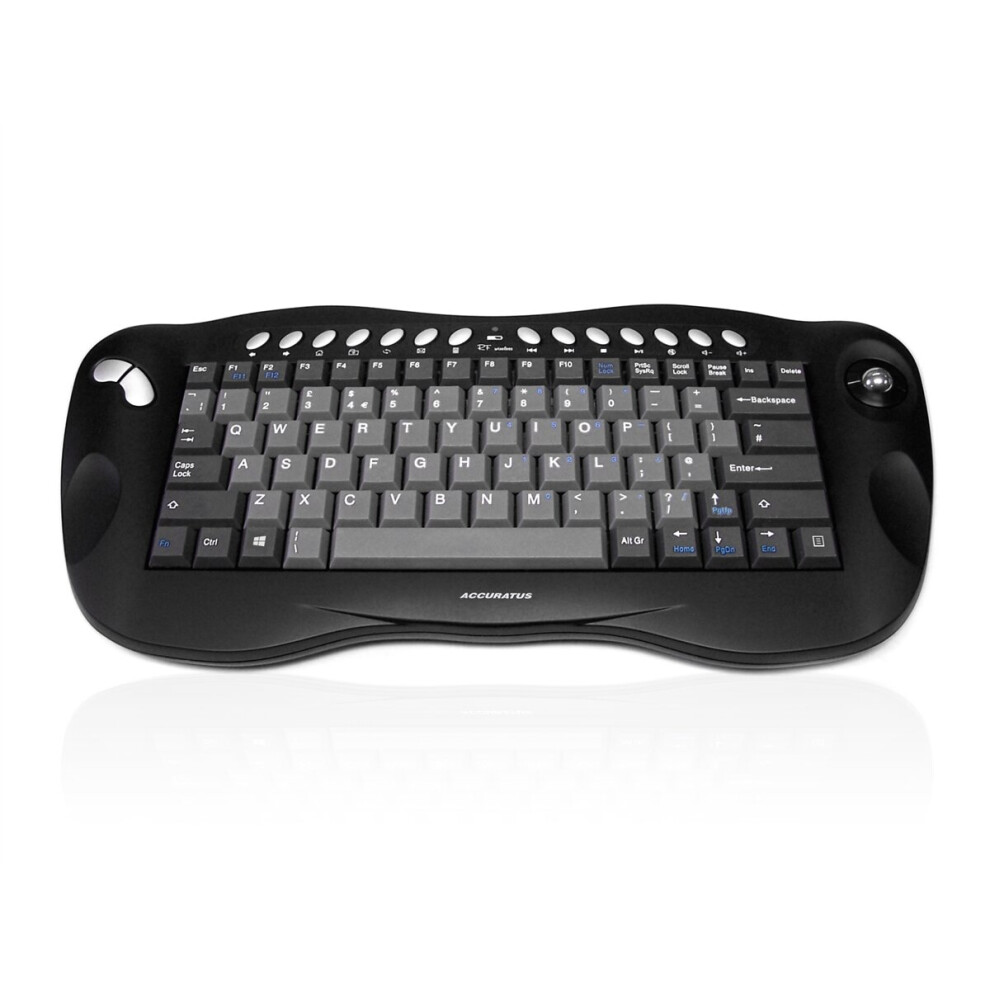 Accuratus Toughball 2 keyboard RF Wireless QWERTY UK English Black,Grey