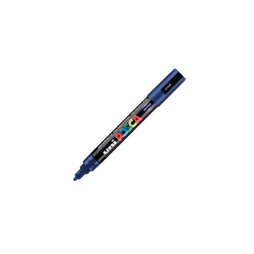 Uni Blue Posca Pc-5M Marker Medium Pk1