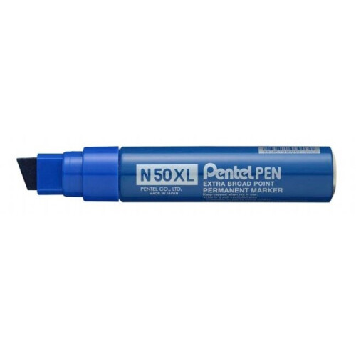 Pentel Pentel N50XL permanent marker Blue Chisel tip 6 pc(s)