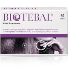 BIOTEBAL 5MG 30 TABLETS / BIOTIN