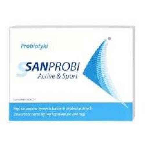 SANPROBI SANPROBI ACTIVE & SPORT PROBIOTIC 40 CAPSULES