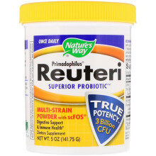 Nature's Way, Primadophilus Reuteri, Uitstekende Probiotisch, 3 Miljard CFU, 5 oz (141,75 g)