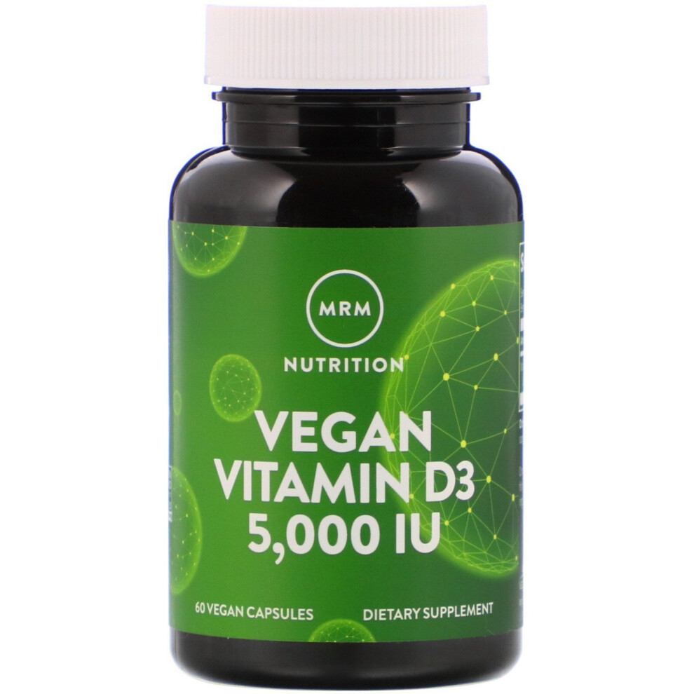 Mrm , Vegan Vitamin D3, 5,000 Iu, 60 Vegan Capsules