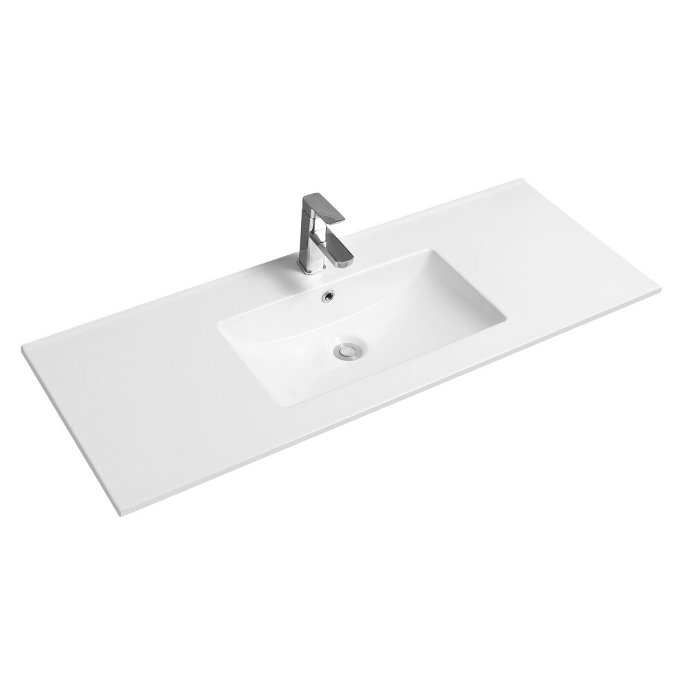 (121Cm, Scooped - Thin Edge) Ceramic Inset Basins Various Sizes And Styles 5056010140637