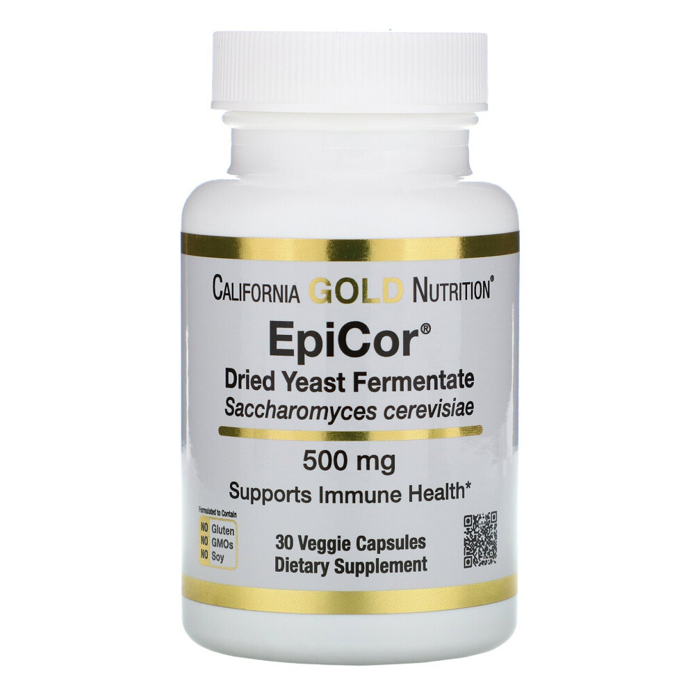 California Gold Nutrition Gold California Nutrition, Epicor, Dried Yeast Fermentate,30 Veg Caps