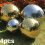 4pc Ανοξείδωτο χάλυβα Mirrored Gazing Balls | Διακοσμητικά κήπου 2