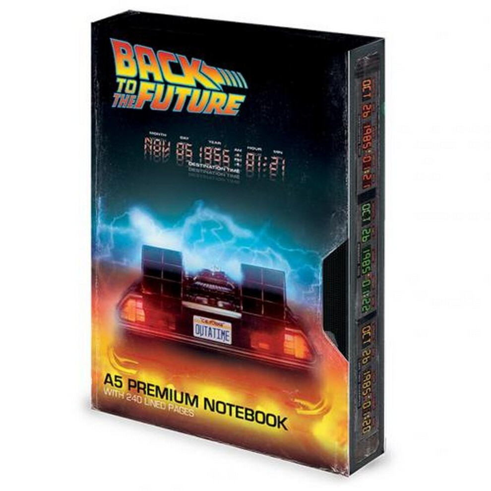 Back To The Future VHS Style Premium Notebook