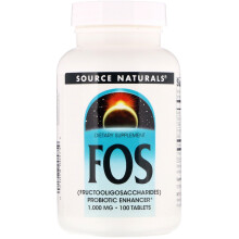 Source Naturals, FOS, 100 Tablets