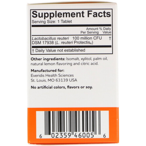 BioGaia, Probiotic Supplement, Lemon Flavored, 30 Chewable Tablets 1