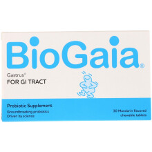 BioGaia, Gastrus für optimale Darmgesundheit, Mandarine, 30 Tabletten