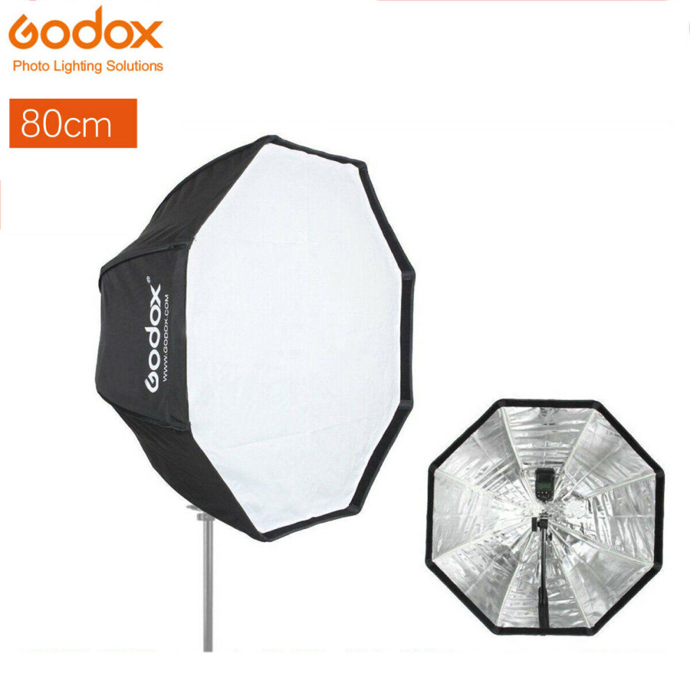 Godox 80cm Octagon Umbrella Softbox for Studio Flash Light Speedlite