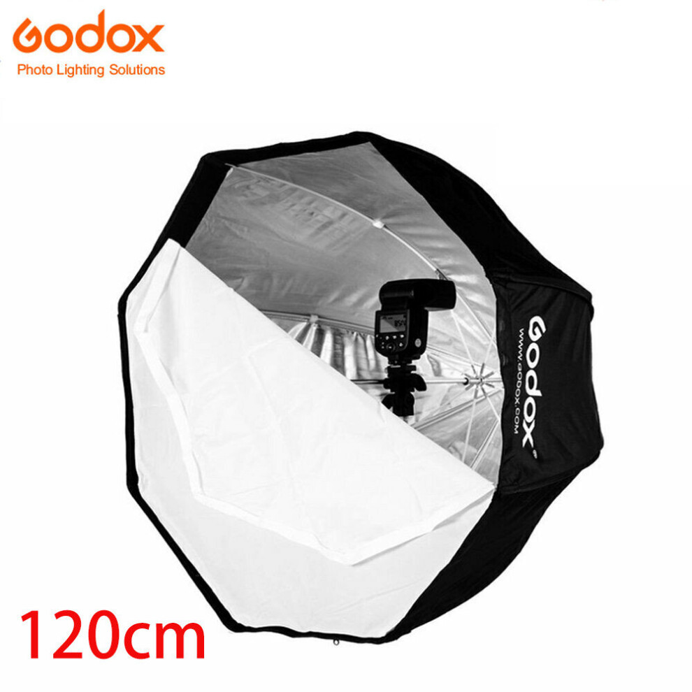 Godox 120cm 47in Portable Octagon Softbox Umbrella for Speedlite Flash