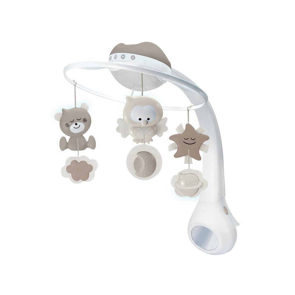 3 In 1 Projector Musical Mobile Grey Infantino