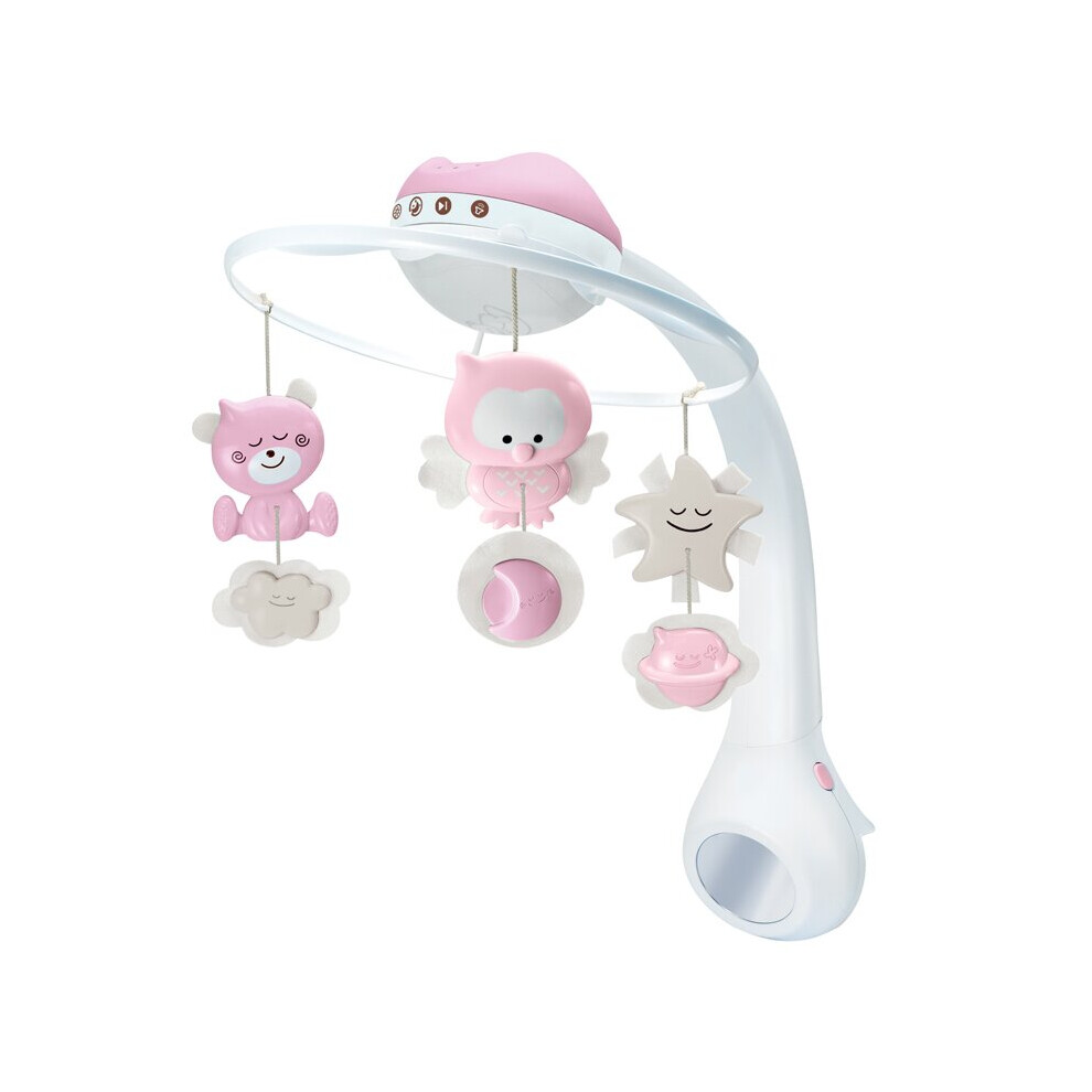 Infantino 3 In 1 Projector Musical Mobile Pink