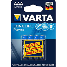 Varta Longlife AAA Alkaline Batteries Big Box LR03 - Pack of 24 - Packaging May Vary
