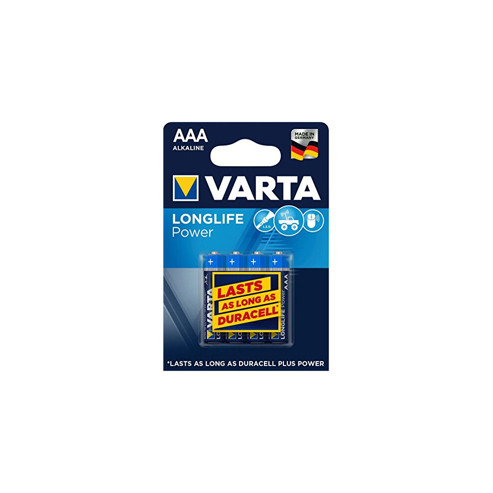 Varta Longlife AAA Alkaline Batteries Big Box LR03 - Pack of 24 - Packaging May Vary