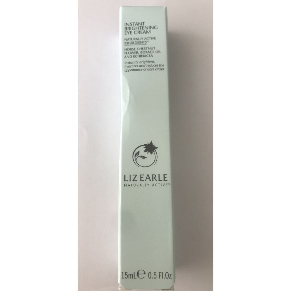 Liz Earle Instant Brightening Eye Cream 15ml new