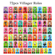 72Pcs neue komplette Satz NFC PVC TAG Mini Karten für Animal Crossing Schalter WII U New3ds