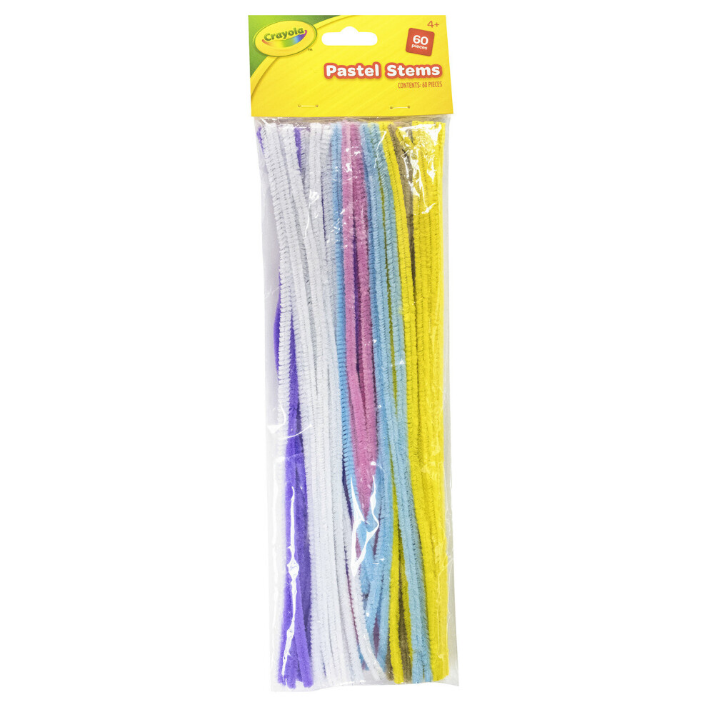 CRAYOLA PACK OF 60 ASSORTED PASTEL STEMS