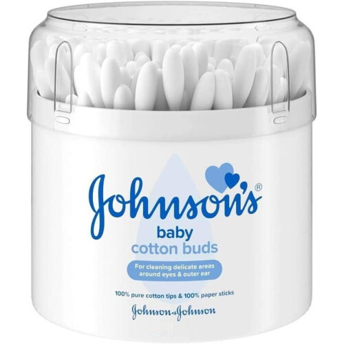 Johnson's Cotton Buds (100 Buds) - Pack of 6
