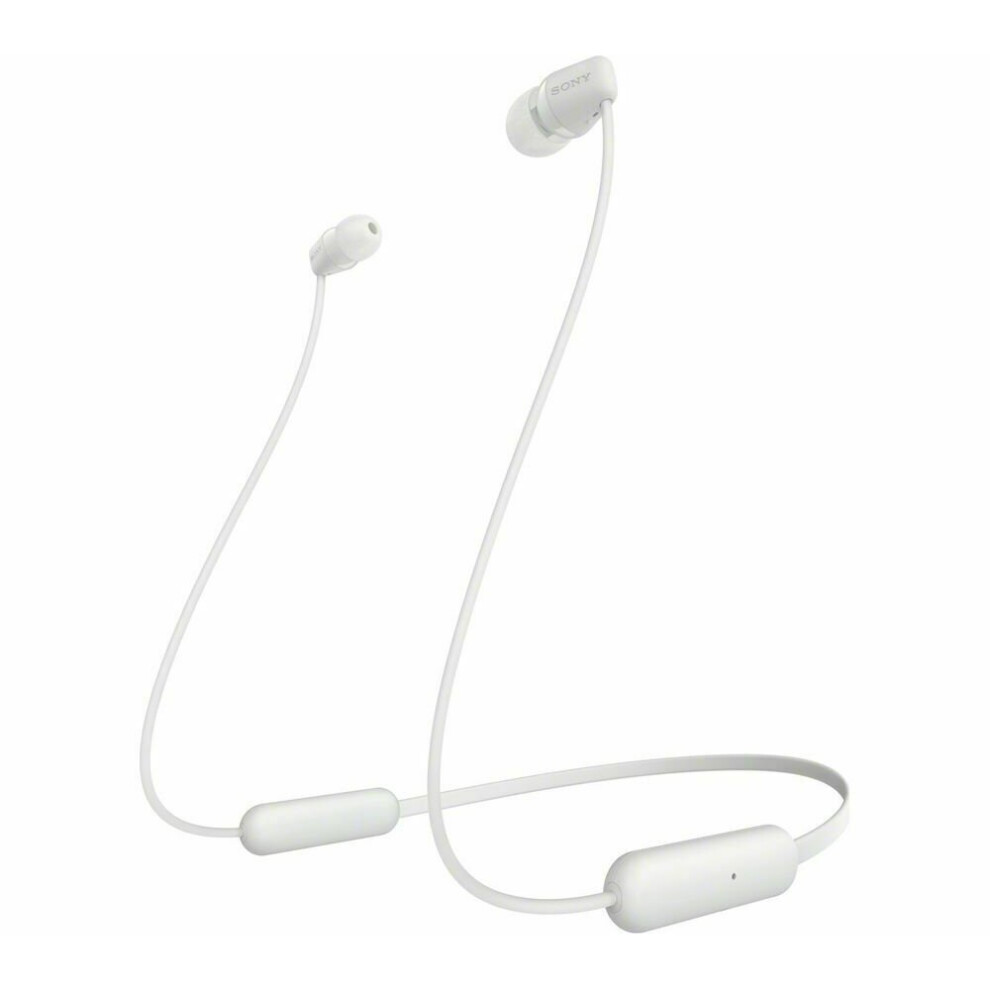 Sony Wi-C200 Wireless Bluetooth Earphones - Rrp Â£34.99 White 4548736099241