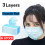 (Bleu, 100 pièces) 100 masques faciaux chirurgicaux jetables 1