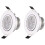 Ranpo Ranpo 2x 3W ουδέτερο λευκό 4500K LED φως οροφής ενσωματωμένο Downlight 1