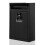 Lockable Black Steel Wall Mounted Postbox 3