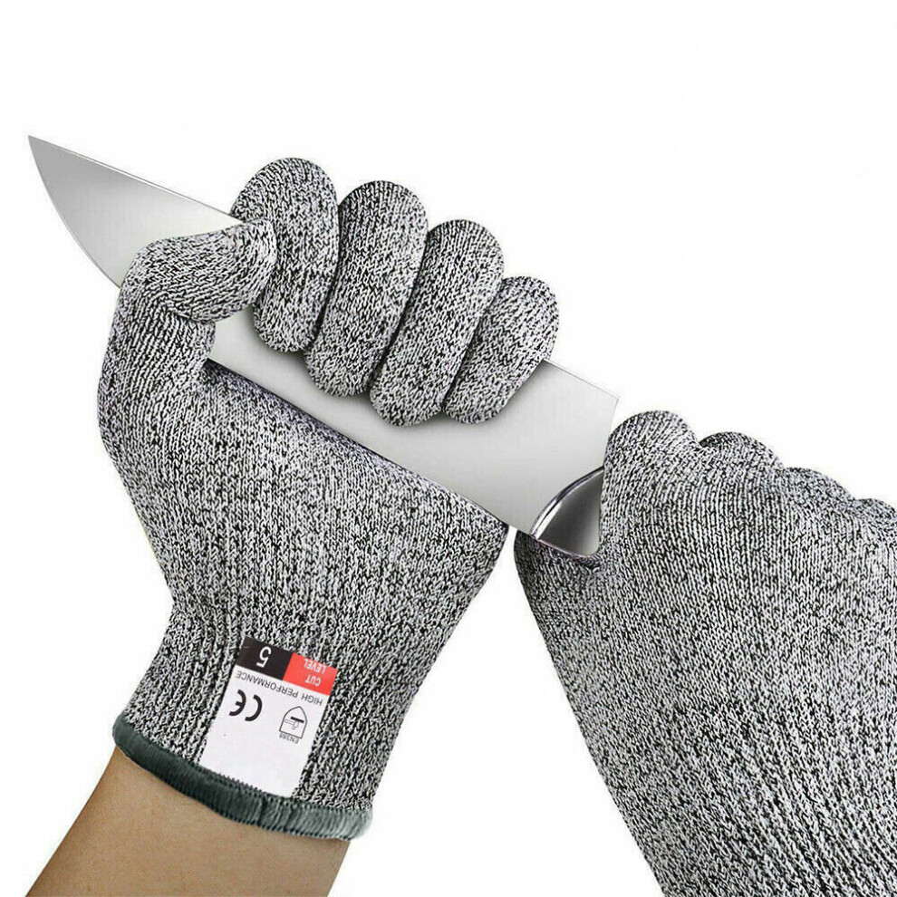 (M) Ranpo 1 Pair Cut Resistant Work Gloves HPPE Safety