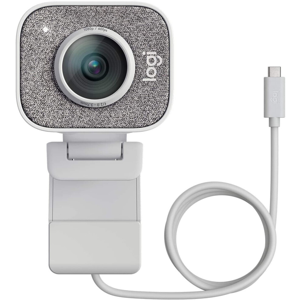 Logitech Streamcam Live Streaming Webcam, Full 1080P Hd 60Fps White