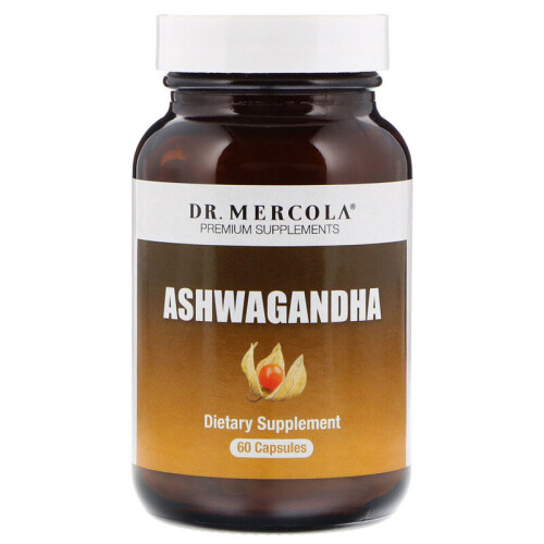 Dr. Mercola, Organic Ashwagandha, 60 Kapsułek