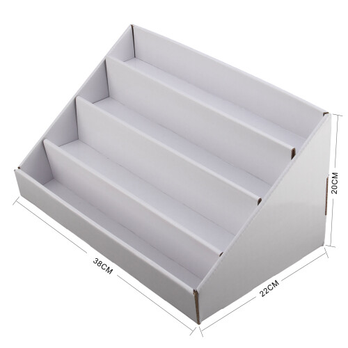 2X Card Display Stand 4 Collapsible Cardboard Greeting Counter Stand 1