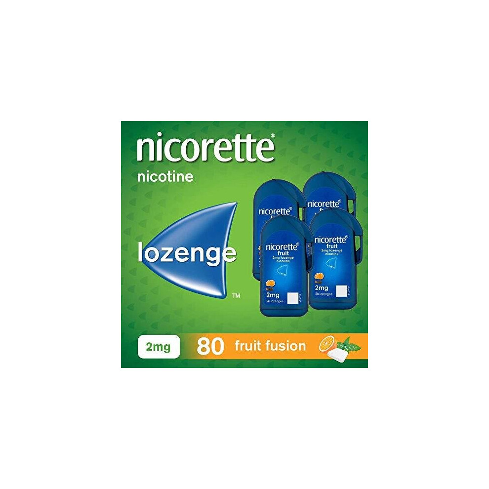 Nicorette Fruit Lozenge, 2 mg, 80