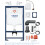 Grohe GROHE Rapid SL 1.13m 3 in 1 Set Concealed Cistern Frame Wall Hung WC 9
