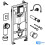 Grohe GROHE Rapid SL 1.13m 3 in 1 Set Concealed Cistern Frame Wall Hung WC 11