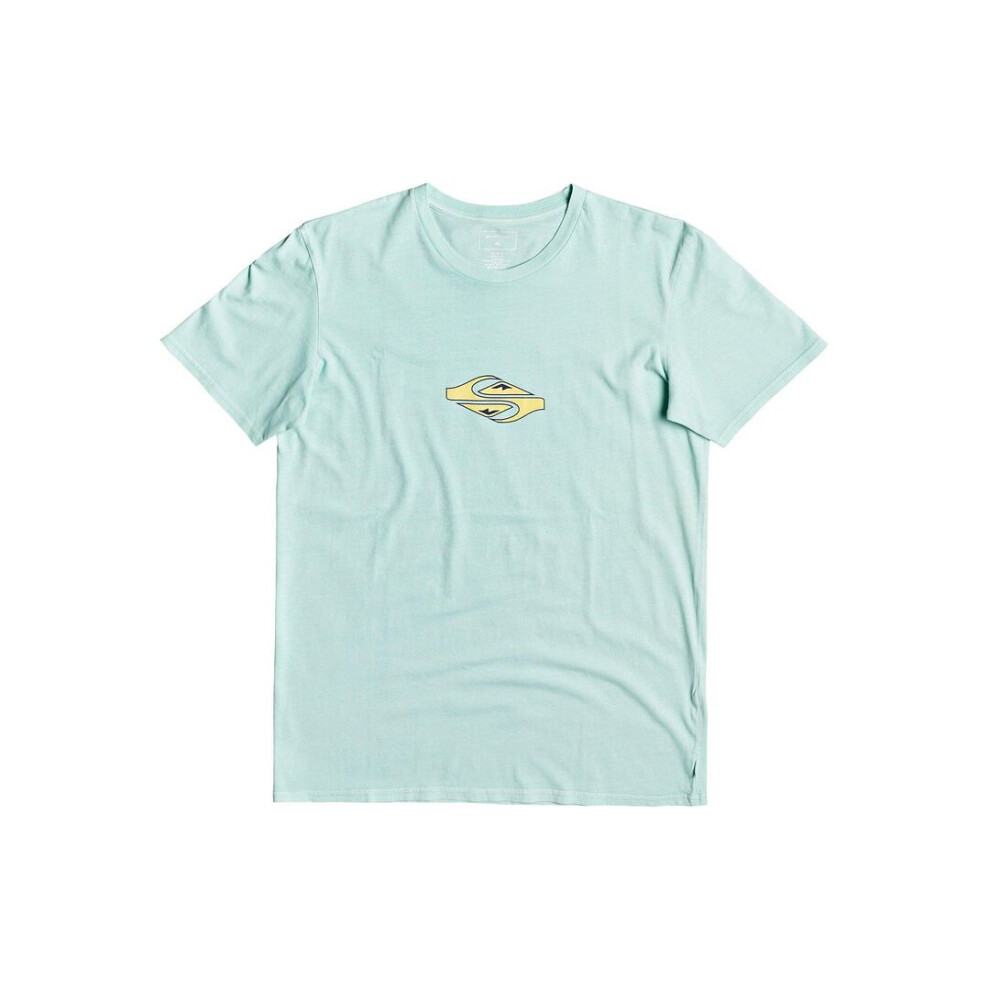 Quiksilver (M) Men's T-Shirt ~ Either Way Green