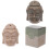 Ceramic Buddha Head Design Crackle Glazed Oil Burner 1