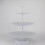 6Pc Crystal Cake Stand, Cupcake Stand & Dessert Holder Set - White 6