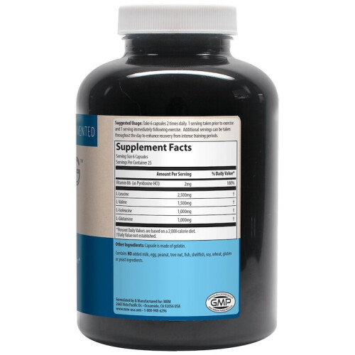 MRM, BCAA+G 6000, 150 Capsules 1