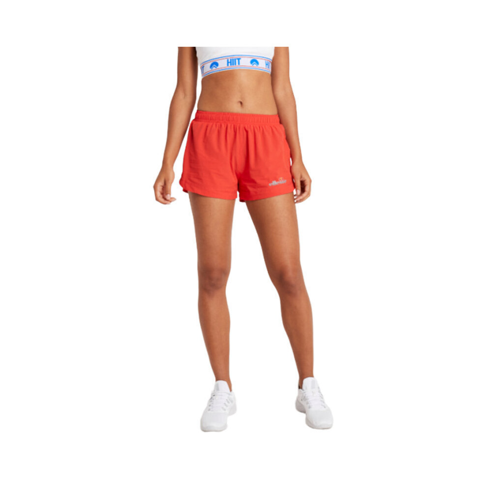(UK10/US6/EU38) ELLESSE GENOA POLY SHORTS Womens Swim Shorts Ladies Pink Summer Sports Beachwear