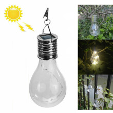 Ampoules solaires LED étanches et suspendues, rotatives, pour le jardin et l'extérieur